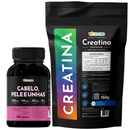 Cabelo, Pele e Unhas 60 Cápsulas Vitaease | Suplemento Alimentar com Vitamina C, Zinco e Biotina