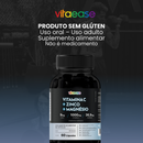 Vitamina C + Zinco + Magnésio Vitaease | 60 Cápsulas