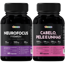 Neurofocus Vitaease – Cafeína, Coenzima Q10 e Aminoácidos | Suplemento Alimentar – 60 Cápsulas
