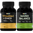 Vitamina C + Zinco Vitaease 1000 mg | 60 Cápsulas