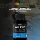 Multivitamínico Completo Adulto Vitaease – Vitaminas e Minerais | 120 Cápsulas