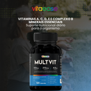 Multivitamínico Completo Adulto Vitaease – Vitaminas e Minerais | 120 Cápsulas