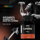 Cafeína 200 mg por Cápsula | Até 400 mg ao Dia | 60 Cápsulas | Vitaease