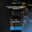 Multivitamínico Completo Adulto Vitaease – Vitaminas e Minerais | 120 Cápsulas