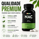 NAC 600mg – N-acetil-L-cisteína | 60 Cápsulas | Vitaease