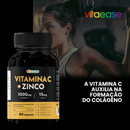 Vitamina C + Zinco Vitaease 1000 mg | 60 Cápsulas