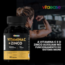 Vitamina C + Zinco Vitaease 1000 mg | 60 Cápsulas