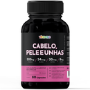 Cabelo, Pele e Unhas 60 Cápsulas Vitaease | Suplemento Alimentar com Vitamina C, Zinco e Biotina