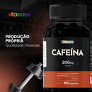 Cafeína 200 mg por Cápsula | Até 400 mg ao Dia | 60 Cápsulas | Vitaease