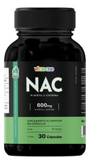 Nac 600mg N-acetil-l-cisteína | 30 Cápsulas | Vitaease