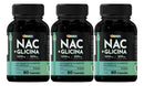 Nac 600mg + Glicina 1200mg Suplemento 60 Cápsulas Vitaease