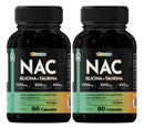 Nac 900mg Glicina Taurina 90 Cápsulas Vitaease Alta Pureza