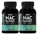 Nac 600mg + Glicina 1200mg Suplemento 60 Cápsulas Vitaease