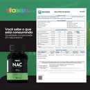 Nac 600mg N-acetil-l-cisteína | 30 Cápsulas | Vitaease