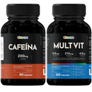 Cafeína 200 mg por Cápsula | Até 400 mg ao Dia | 60 Cápsulas | Vitaease