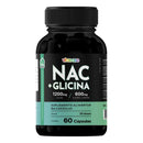 Nac 600mg + Glicina 1200mg Suplemento 60 Cápsulas Vitaease