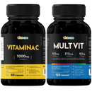Vitamina C 1000 mg Vitaease | Suplemento Alimentar | 60 Caps