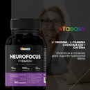 Neurofocus Vitaease – Cafeína, Coenzima Q10 e Aminoácidos | Suplemento Alimentar – 60 Cápsulas