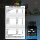 Multivitamínico Completo Adulto Vitaease – Vitaminas e Minerais | 120 Cápsulas