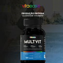 Multivitamínico Completo Adulto Vitaease – Vitaminas e Minerais | 120 Cápsulas