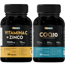 Vitamina C + Zinco Vitaease 1000 mg | 60 Cápsulas