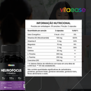 Neurofocus Vitaease – Cafeína, Coenzima Q10 e Aminoácidos | Suplemento Alimentar – 60 Cápsulas